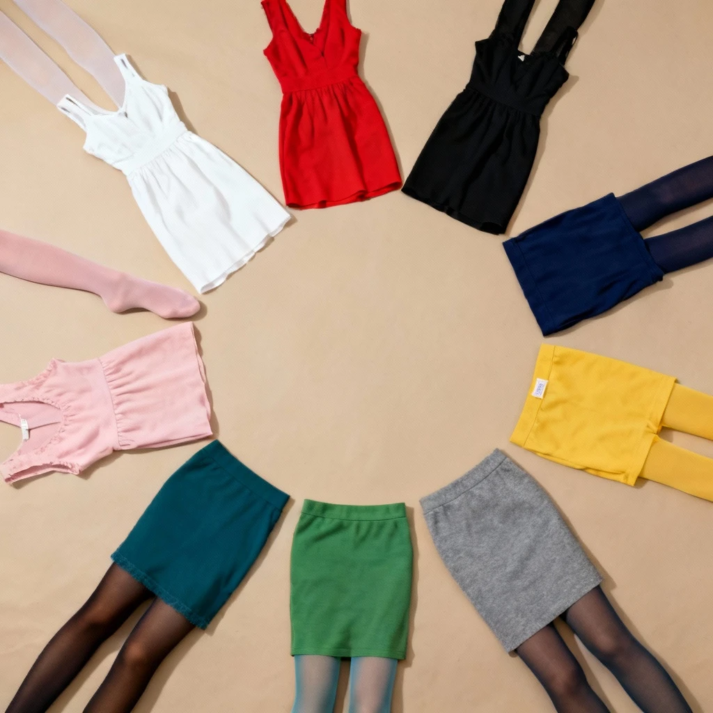 Jak dobrać kolor rajstop do koloru sukienki? Podpowiadamy!